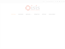 Tablet Screenshot of isisproyectos.com